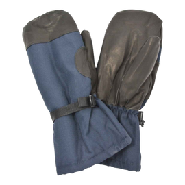 Fleece-lined gloves - Dutch army surplus - Blue - Like new