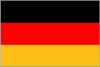 FLAG 30 x 46 cm with wooden stick GERMANY