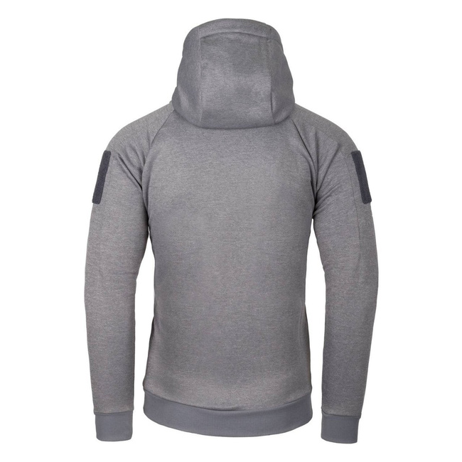 URBAN TACTICAL HOODIE (FULLZIP)® - BLACK/GREY MELANGE - HELIKON
