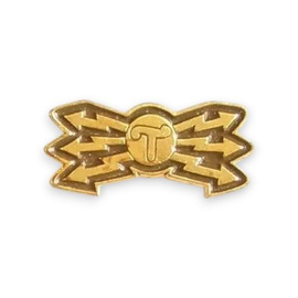 Pair of Army Rank Insignia - Communications - Hungary Army Military Surplus - Like New